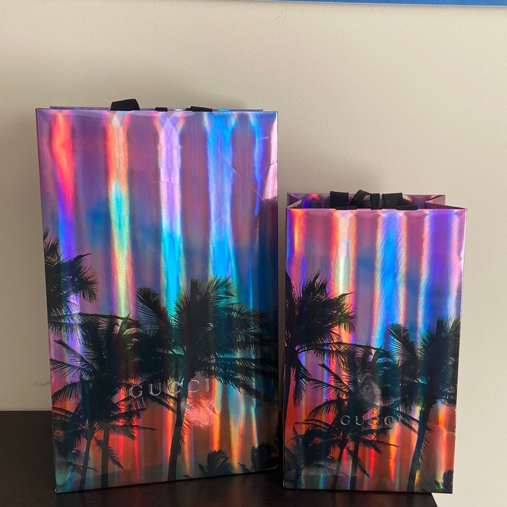 Gucci Holiday Palm Shopping Bag